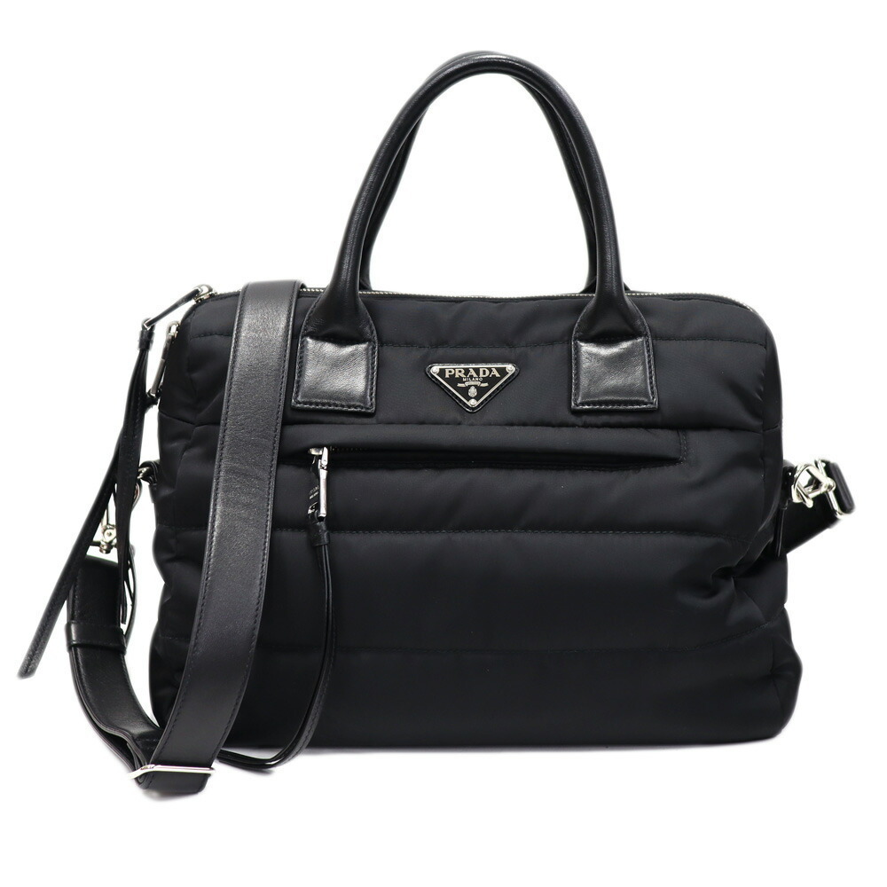 Prada Tessuto Bomber Bag Black